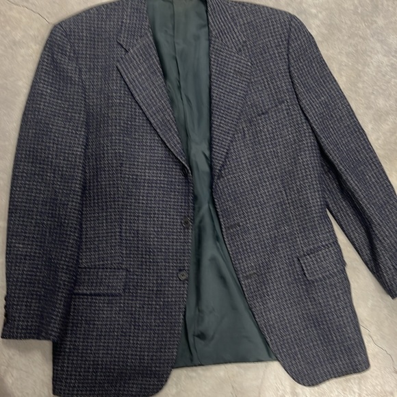 Gorgeous Joseph Aboud for Nordstrom’s 100% wool blazer, blue brown 40 regular - Picture 5 of 11